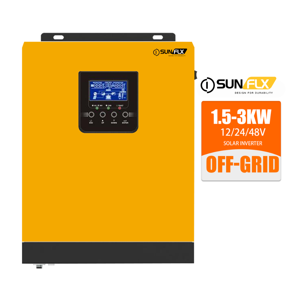 Ready in stock offgrid solar system hybrid solar inverter 3kva 24v with MPPT PWM charge controller inverter pure sine wave