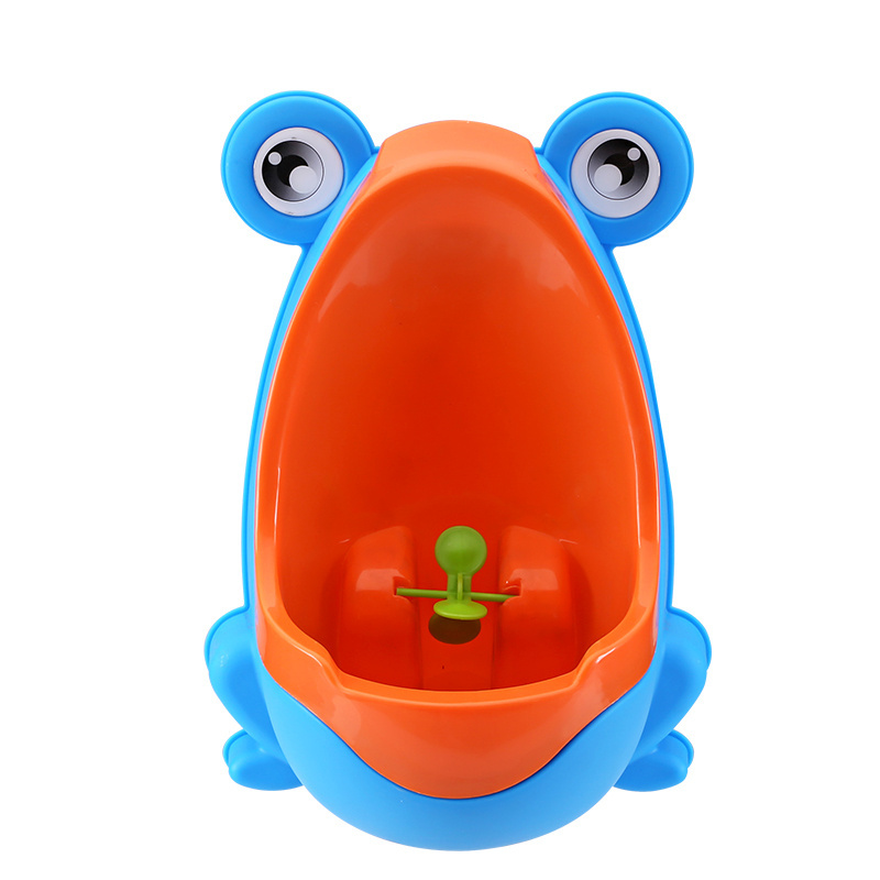 Frog Urinal Baby Boys Portable Baby Potty Training Urinal with Funny Aiming Target Toddler Boys Potty Trainer