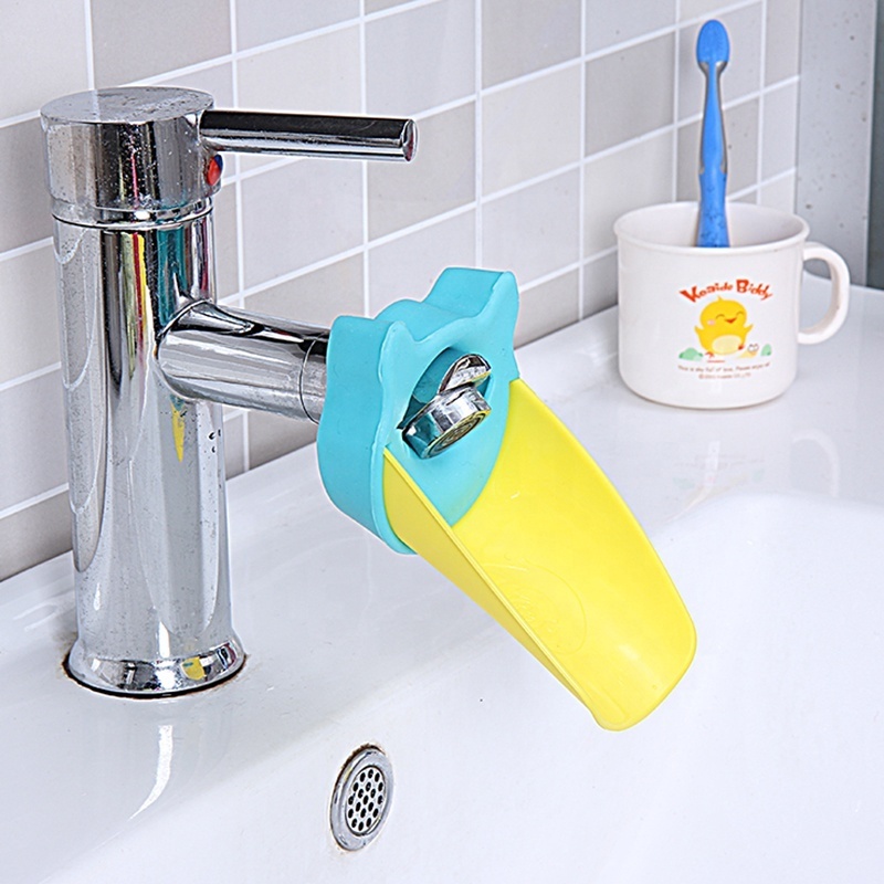 Baby Kids Animal Toys Water Tap Kid Bathroom Bathing Faucet Extender Washing Hand