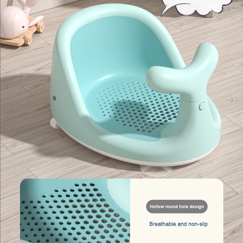 Newborn Bathtub For Kids Bathting Soft Bath Tub Children Bath Chair Plastic Baby Bath Seat