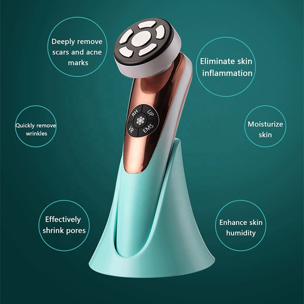 2023 New Hot Selling Rf Beauty Device Portable Anti Aging Anti-Wrinkle Beauty Device Rf Ems Facial Device