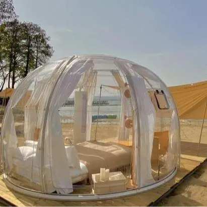 Large Size Transparent Igloo Dome House Inflatable Dome Tent Bubble Tent Camping Tent With Outdoor Glamping