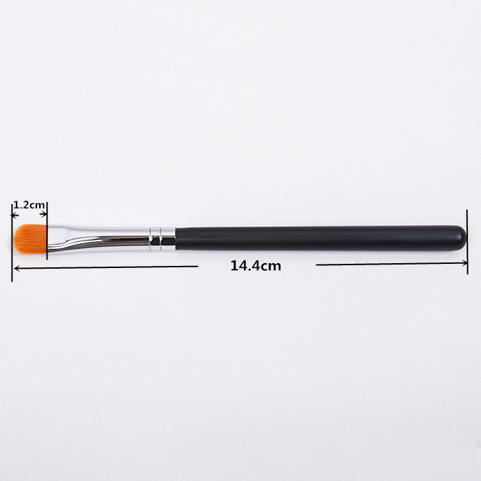 Dongmei Single Eyeshadow Brush Synthetic Wood Good Quality Cruelty Free Eyeshadow Makeup Brush Matte Black