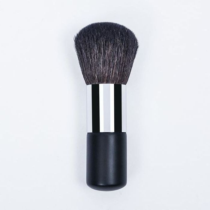 Dongmei Single Powder Brush High Quality Goat Hair Black Wood Handle Custom Logo Large Body Sunscreen Powder Makeup Brush