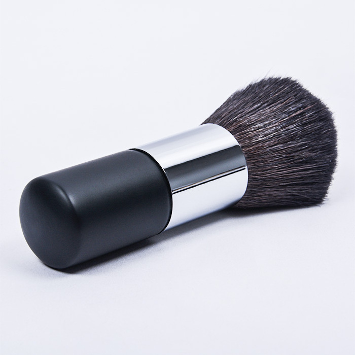 Dongmei Single Powder Brush High Quality Goat Hair Black Wood Handle Custom Logo Large Body Sunscreen Powder Makeup Brush