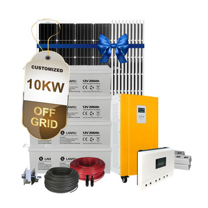 Complete Set 10Kw 15Kw 20KW Solar Panels System 5000 W On Off Grid Solar System 10000 Watts Solar Energy Home System 30KW