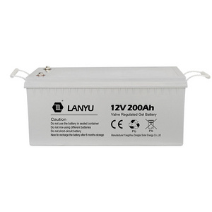 High capacity gel solar battery 12V200AH Sealed Electric Power Systems AGM Technology Battery