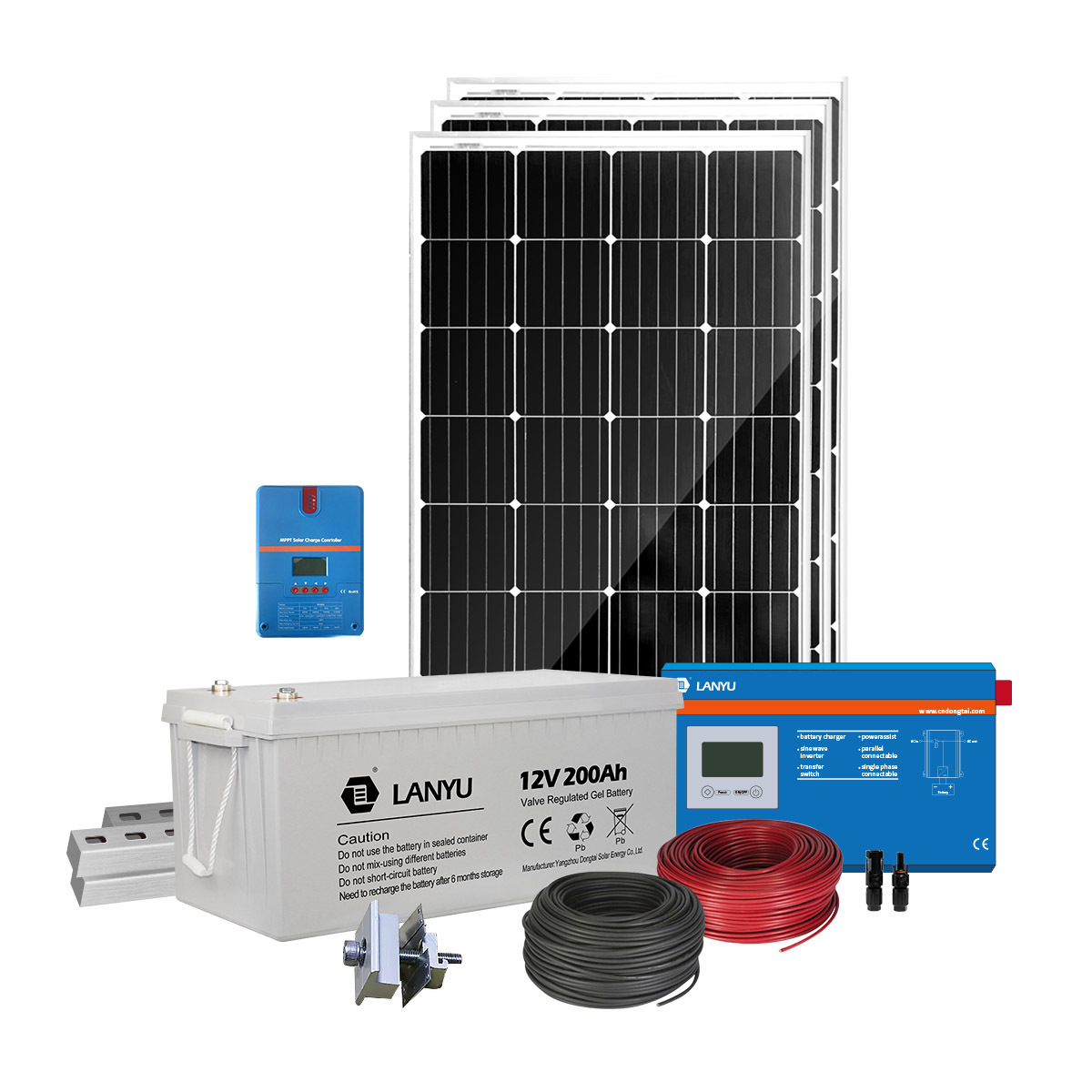 Complete Set 10Kw 15Kw 20KW Solar Panels System 5000 W On Off Grid Solar System 10000 Watts Solar Energy Home System 30KW