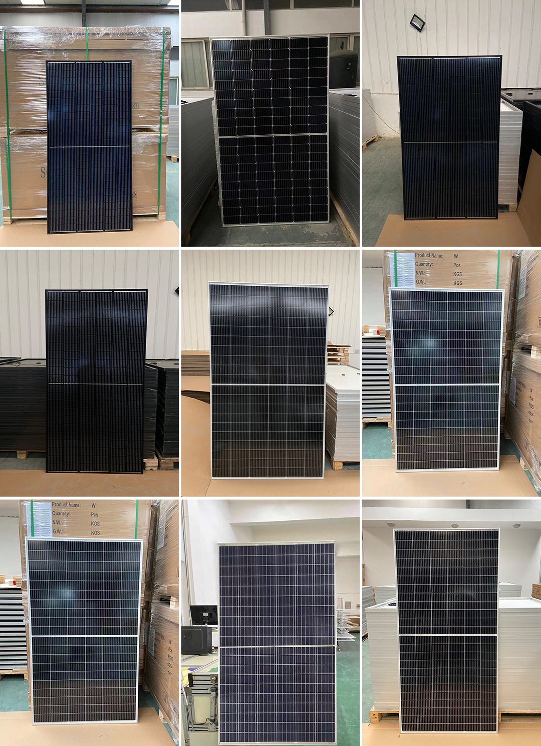 High Efficiency Wholesale price Solar panel 500W 550W 600W Monocrystalline Silicon solar module for best price