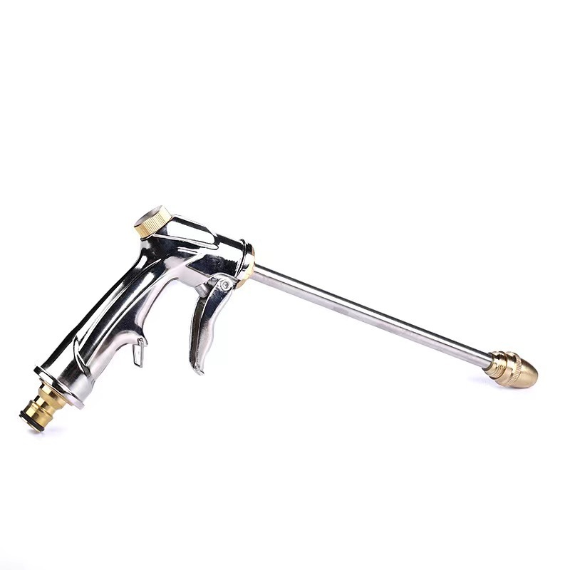 Alloy high pressure car washing garden watering gun nozzle