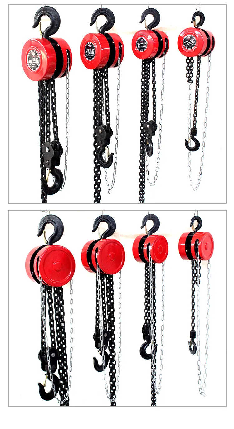 Cheap price HSZ series pull lift hand chain block manual chain hoist with factory hoist electric safety factor chain block