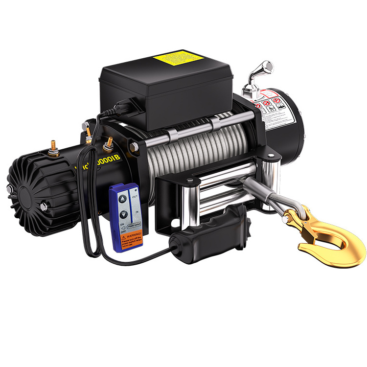 custom 12v 24v  Wireless Control Synthetic Rope 5000lbs 16000lbs 15000 Lbs Electric Winch