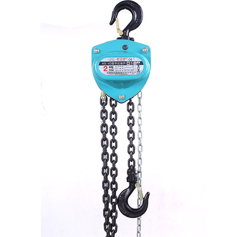 New stylefactory direct sales high quality hand chain hoist  2Ton 1.5 M chain customization manual chain block