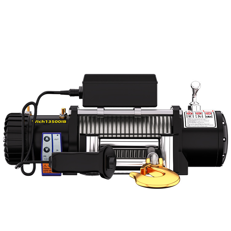 custom 12v 24v  Wireless Control Synthetic Rope 5000lbs 16000lbs 15000 Lbs Electric Winch