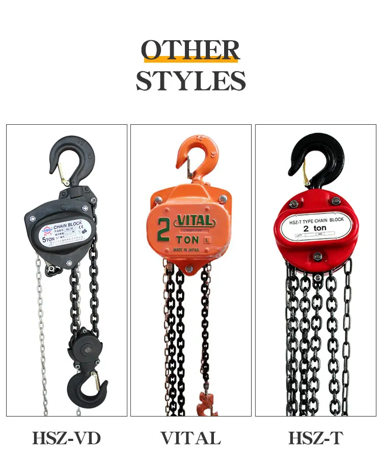 china Arrival CE Certificate G80 Chain Hoist 1 2 3 5 10 20 50 Ton Hand Chain Hoist Manual Chain block