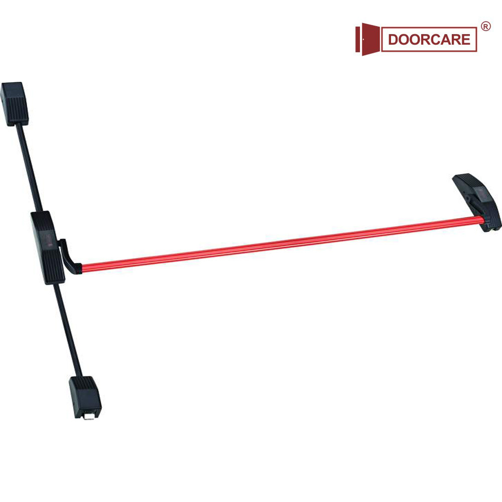 Double Door Panic bar European type Push exit device with Vertical Rod