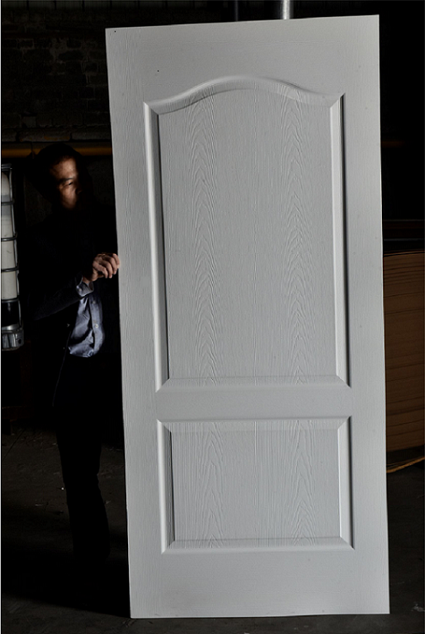 2 Panel Texture Surface White Primed Door Skin from China