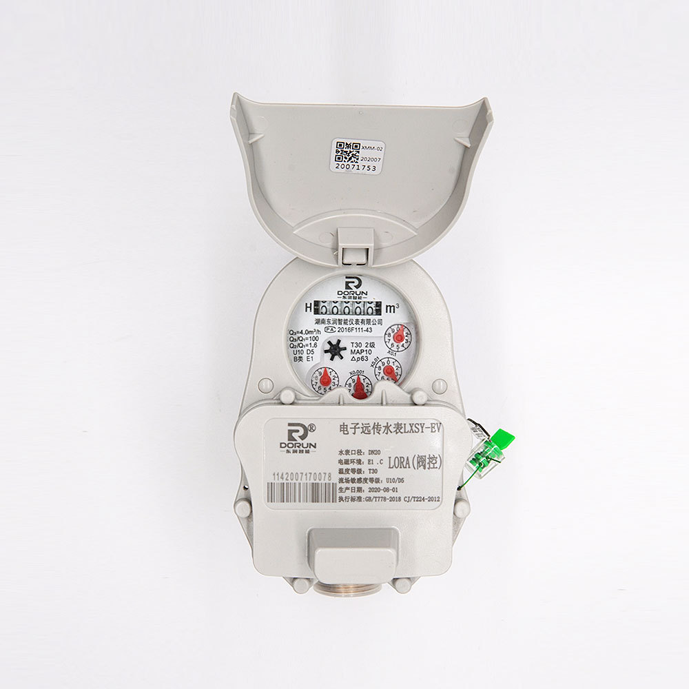 Wireless Smart Water Meter Flowmeter Multi Jet Wet Lora/Lorawan Flow Meters B LXSY Contador Agua Remote DN15 With Valve Pulse