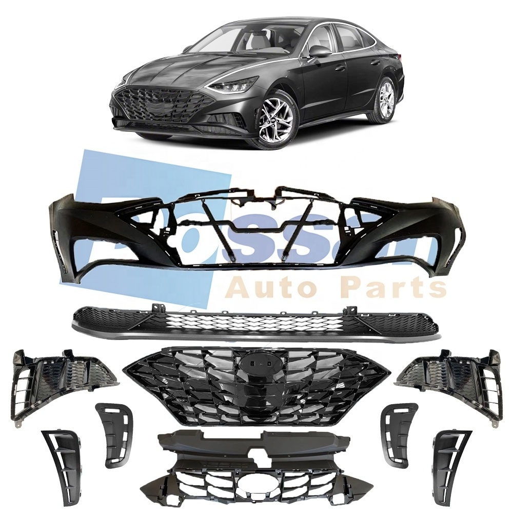 EXCELLENT QUALITY COMPLETE SET UNIVERSAL PLASTIC FRONT BUMPER CAR BODY KITS FOR HYUNDAI SONATA SPORT 2020