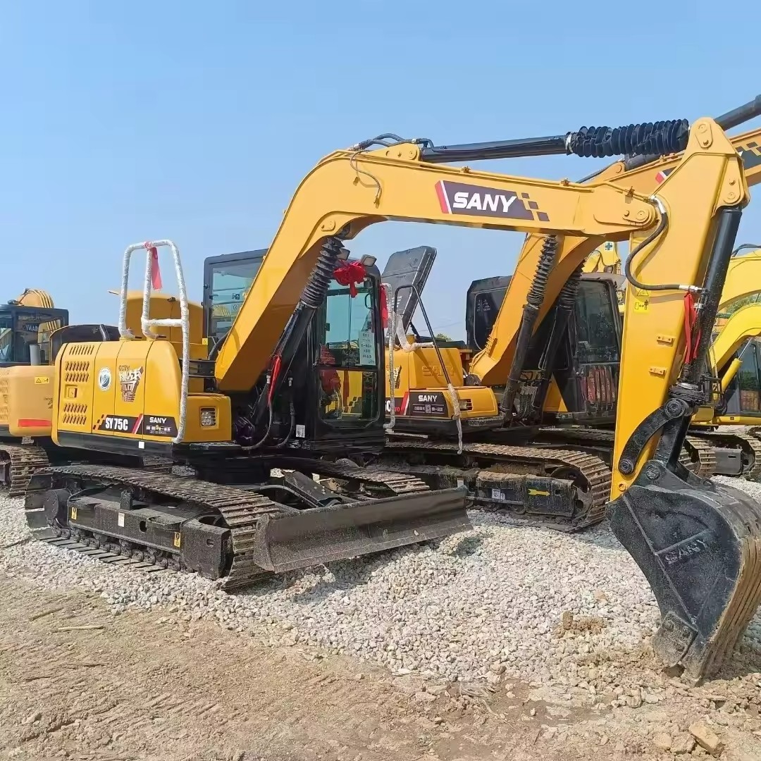 Used SANY professional excavator Used hydraulic crawler excavator Sany SY75C low price promotion