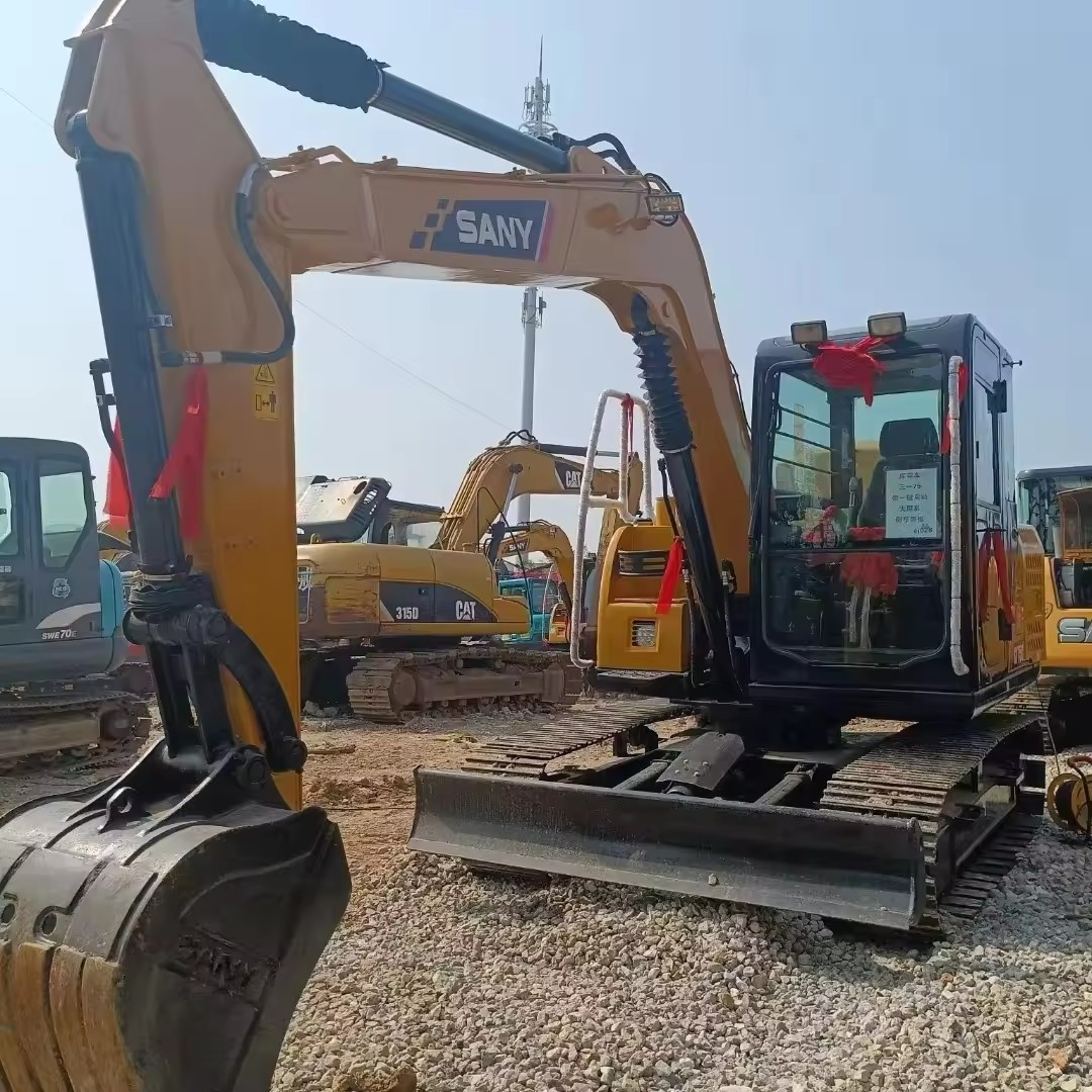 Used SANY professional excavator Used hydraulic crawler excavator Sany SY75C low price promotion