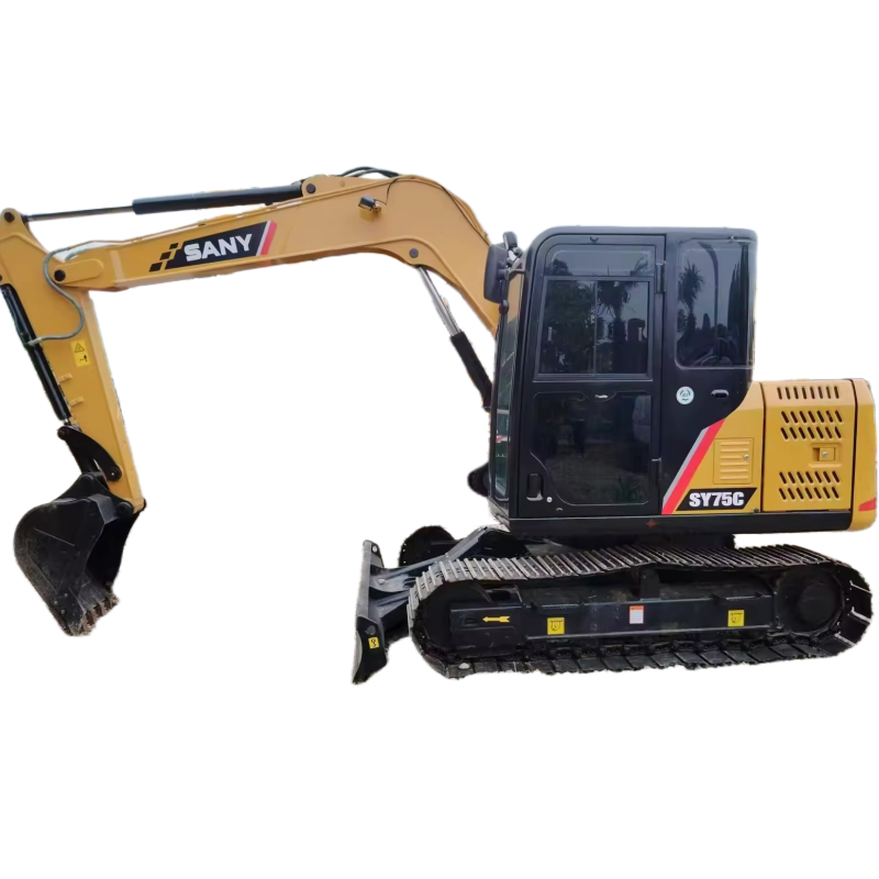 Used SANY professional excavator Used hydraulic crawler excavator Sany SY75C low price promotion