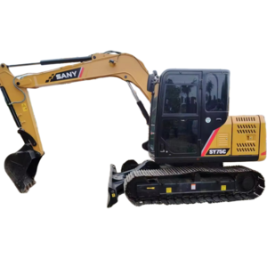 Used SANY professional excavator Used hydraulic crawler excavator Sany SY75C low price promotion