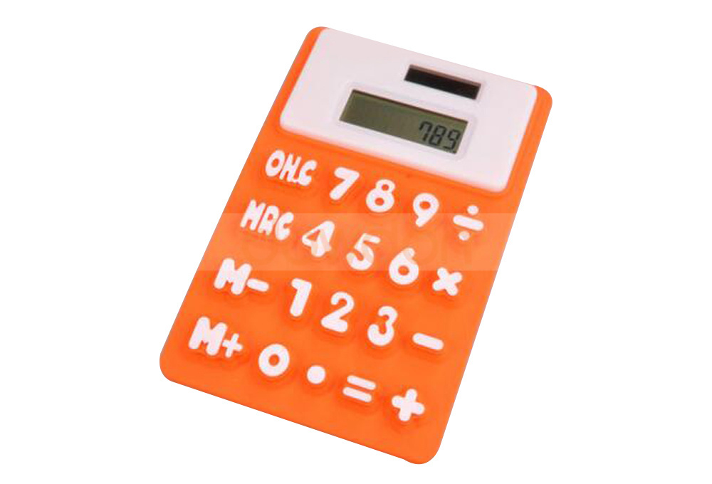 Manufacturer Cheapest Portable Silicone Magnetic Fridge Sticker 8 Digits Calculator