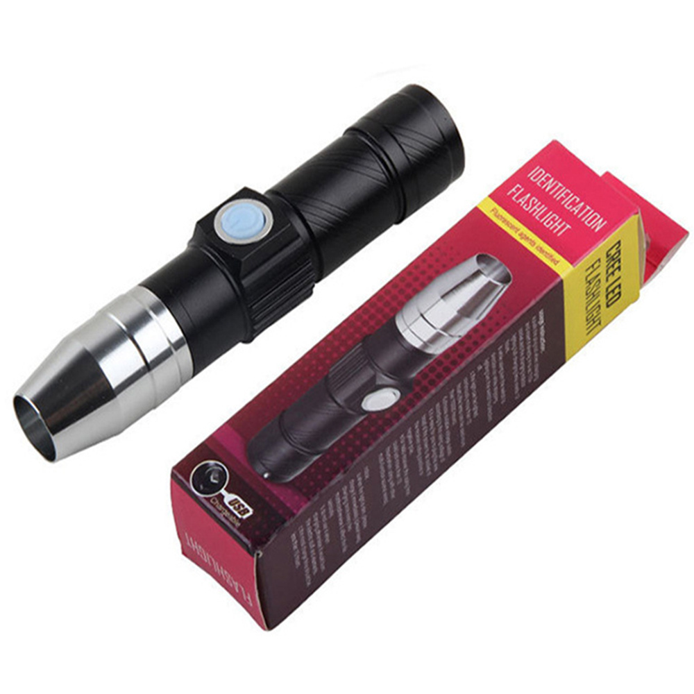 Free Plug Gift High Quality Blacklight UV Jade Detector 365nm USB UV Flashlight