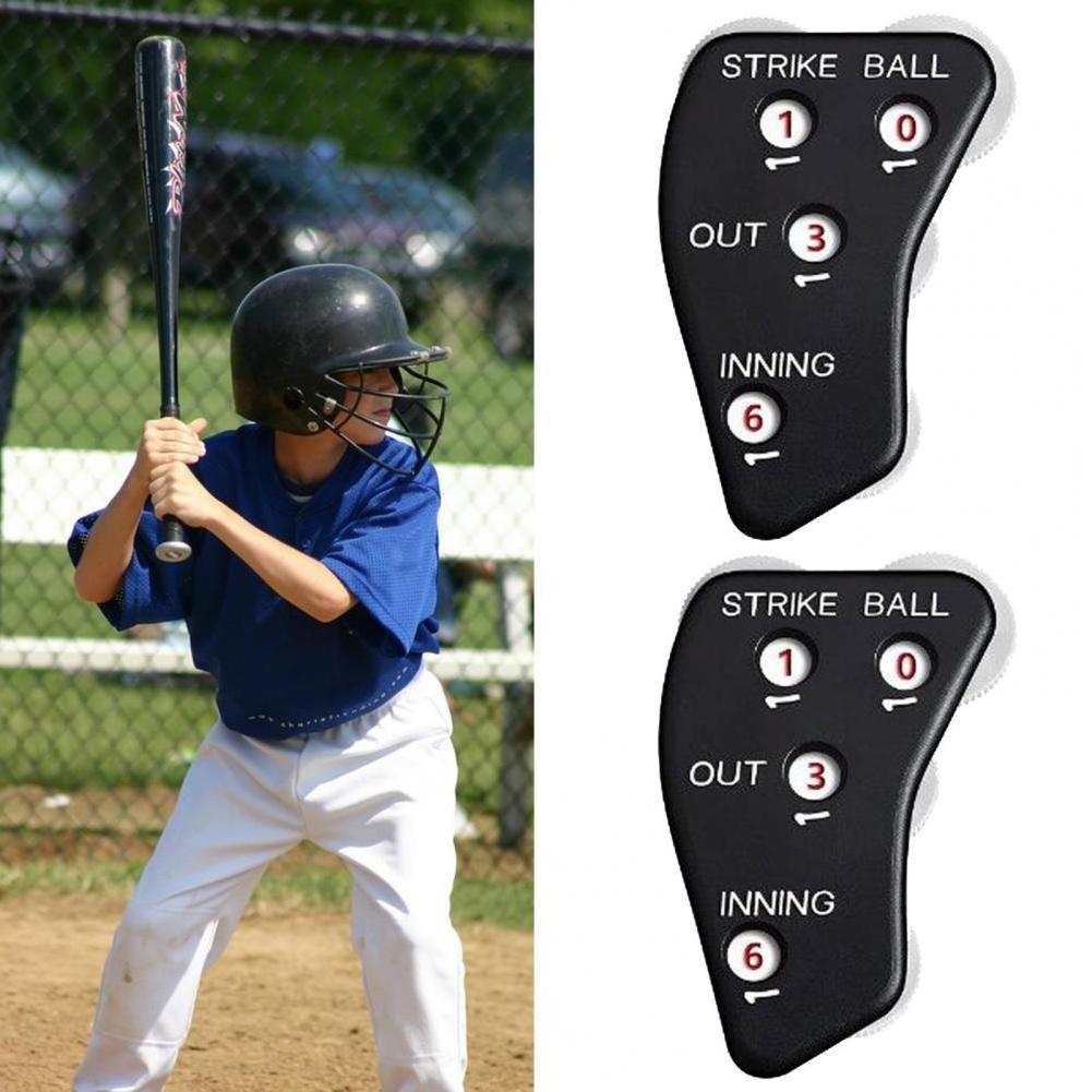 4 Wheel Umpire Indicator Umpire Clicker Umpire Gear Baseball Clicker Outs Innings Balls and Strike Clicker for Softball