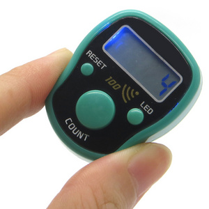 Promotion Gift Mini LCD Electronic Digital Display Finger Hand Tally Counter Handheld Clicker