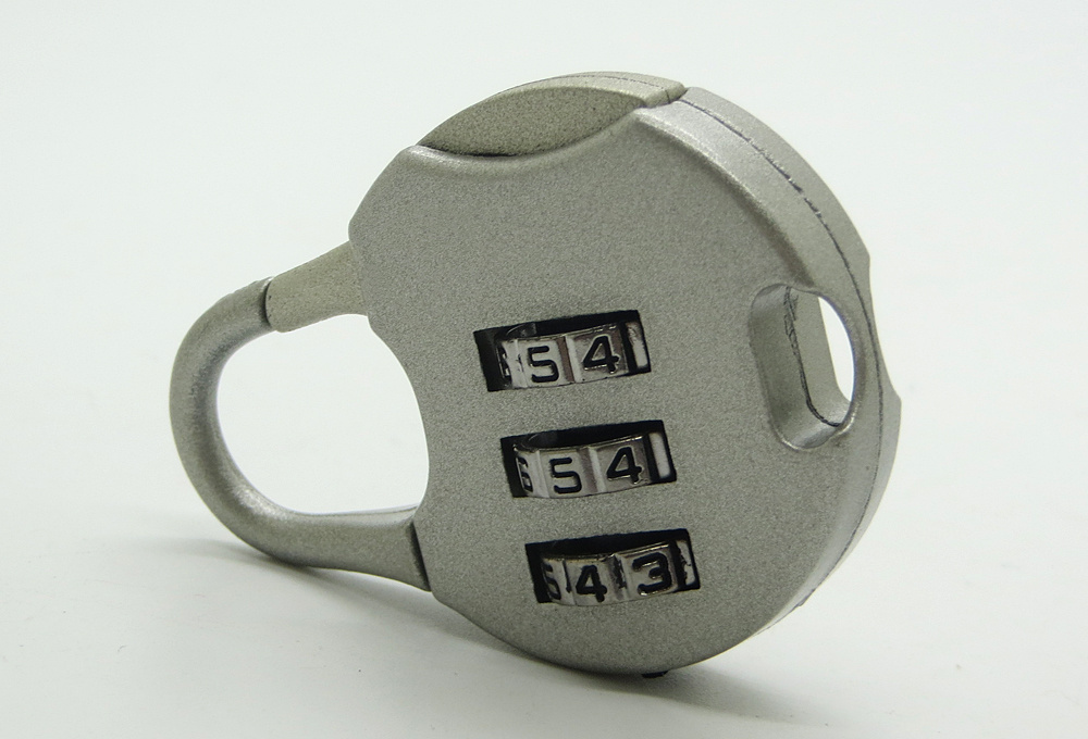 3 Digit Combinations Padlock  Safe  Lock Resettable Code Lock 7 Color Locks