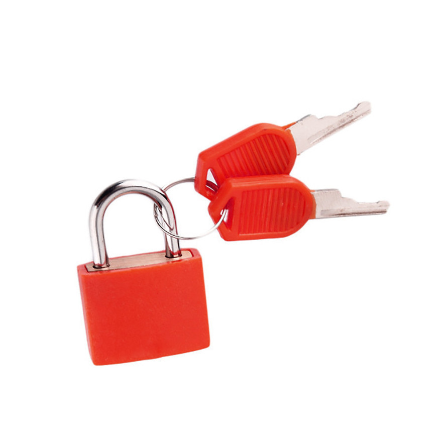 Mini Padlock with Key Small Locks for Schoolbag Backpack Luggage Padlock for School Gym