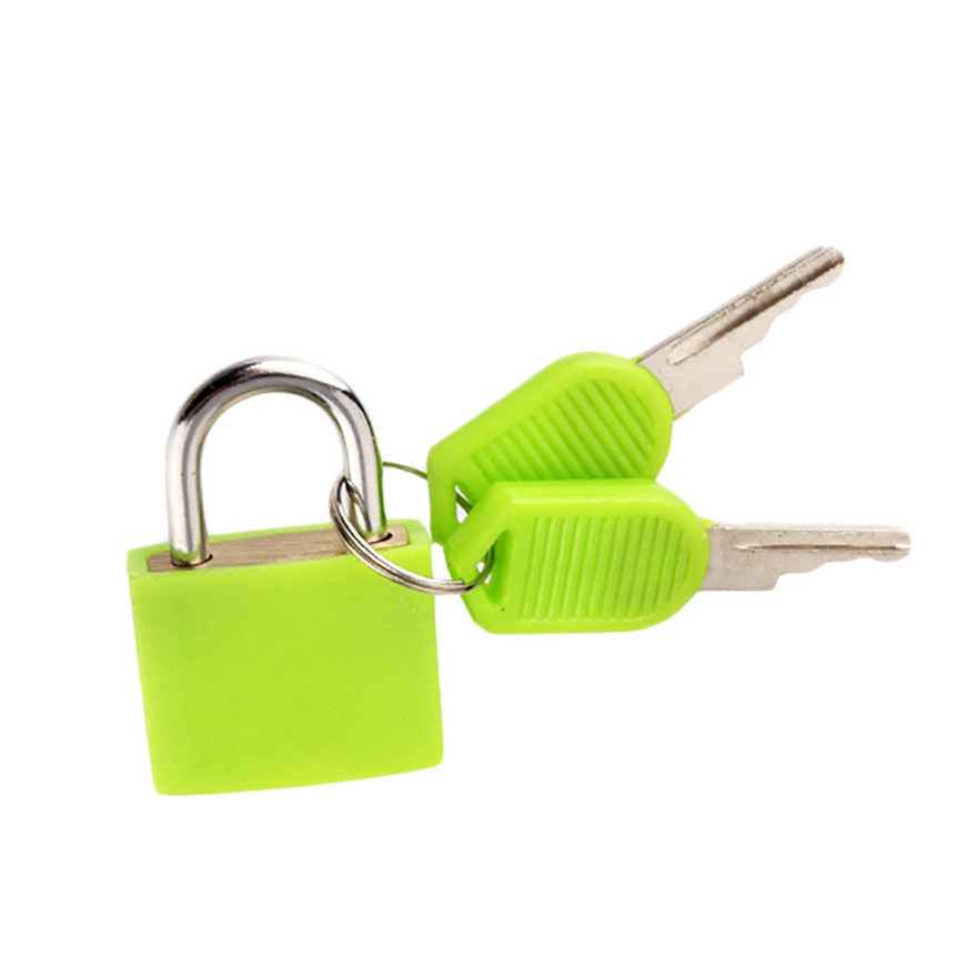 Mini Padlock with Key Small Locks for Schoolbag Backpack Luggage Padlock for School Gym