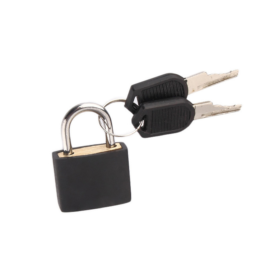 Mini Padlock with Key Small Locks for Schoolbag Backpack Luggage Padlock for School Gym