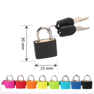 Mini Padlock with Key Small Locks for Schoolbag Backpack Luggage Padlock for School Gym