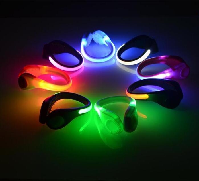 LED Shoes Clip Lights Night Running Gear Safety Clip on Shoes Lamp