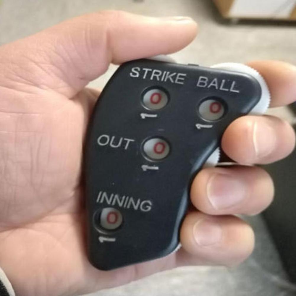 4 Wheel Umpire Indicator Umpire Clicker Umpire Gear Baseball Clicker Outs Innings Balls and Strike Clicker for Softball