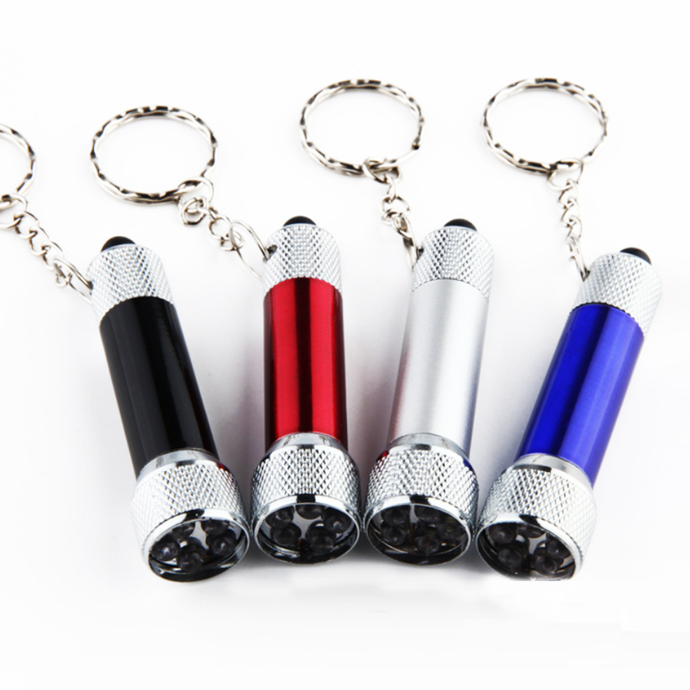 LED Keychain Keyring Light  Mini Torch Flashlight