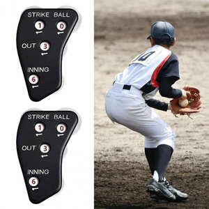 4 Wheel Umpire Indicator Umpire Clicker Umpire Gear Baseball Clicker Outs Innings Balls and Strike Clicker for Softball