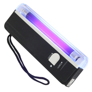 2 in1 Hand Held UV Blacklight Portable UV Lamp Currency Money Detector