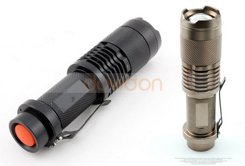 Zoomable 1000Lumen T6 L2 LED Flashlight 3 Mode 18650 Battery Operated Mini Torch