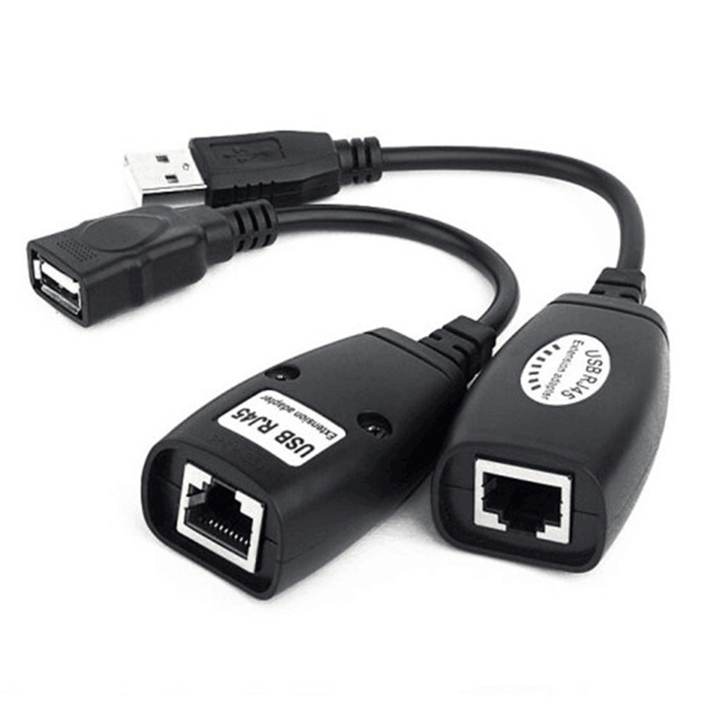 USB RJ45 Extension Adapter Converter Cable Extender USB 2.0 to CAT5 CAT5e CAT6 RJ45 Ethernet LAN Modem