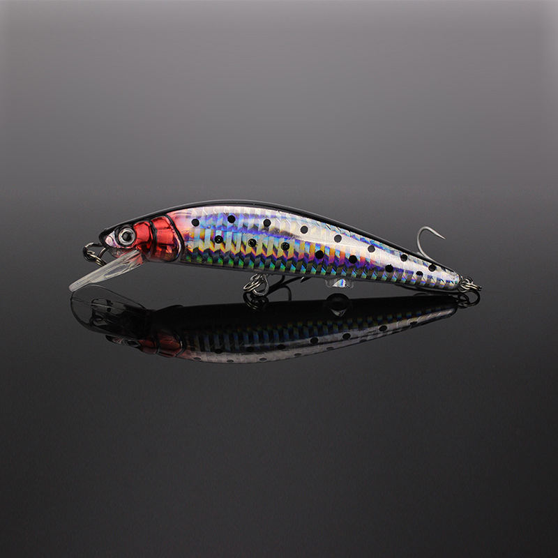 USB Rechargeable  Electric Minnow Lure Wobbler Twitching Fishing Bait Flashing Light Fishing Lure