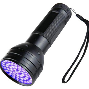 UV Detector 51 LED UV Blacklight Currency Checker 395-400nm Ultraviolet Flashlight