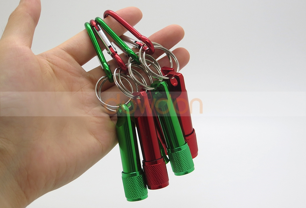 Portable  Mini Key chain LED  Flashlight with Loud Whistles for Camping Hiking Hunting Outdoors Sports Emergency Situations