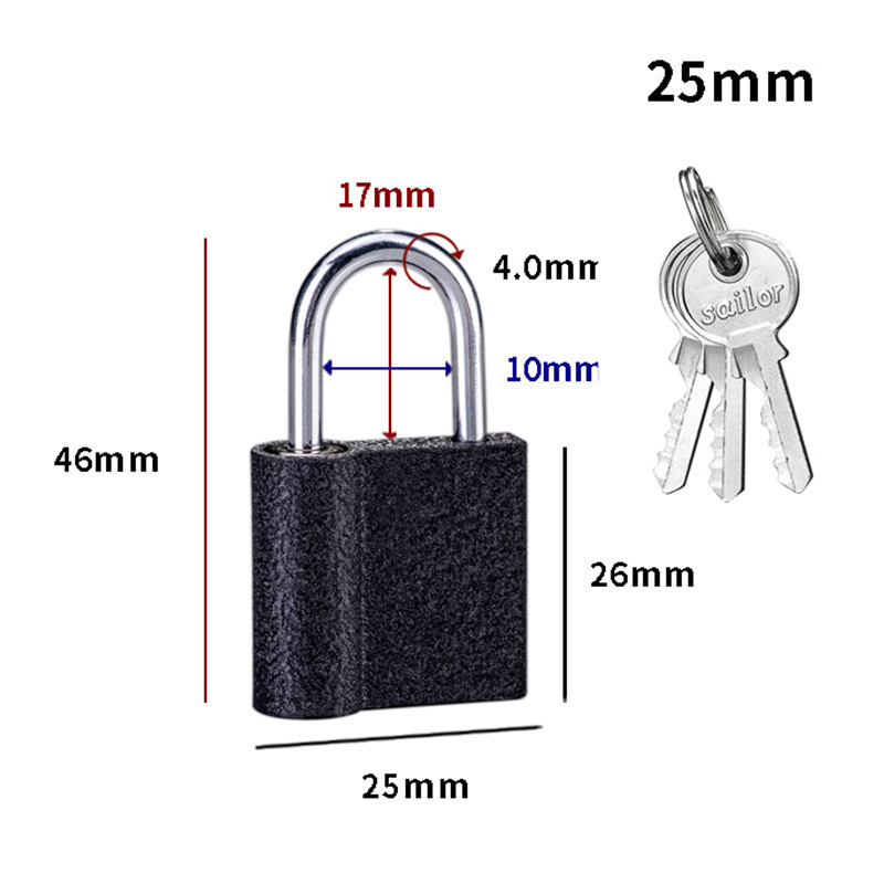 Small Locks for Luggage Case Locker Home Improvement Hardware 22mm 25mm 30mm 40mm 50mm