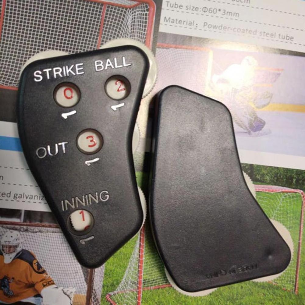 4 Wheel Umpire Indicator Umpire Clicker Umpire Gear Baseball Clicker Outs Innings Balls and Strike Clicker for Softball