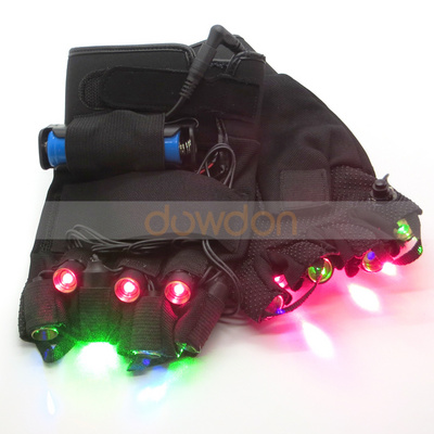 2 Red+2 Purple+3 Green Disco Laser Glove for DJ Bar Club Party Stage Show Laser Gloves