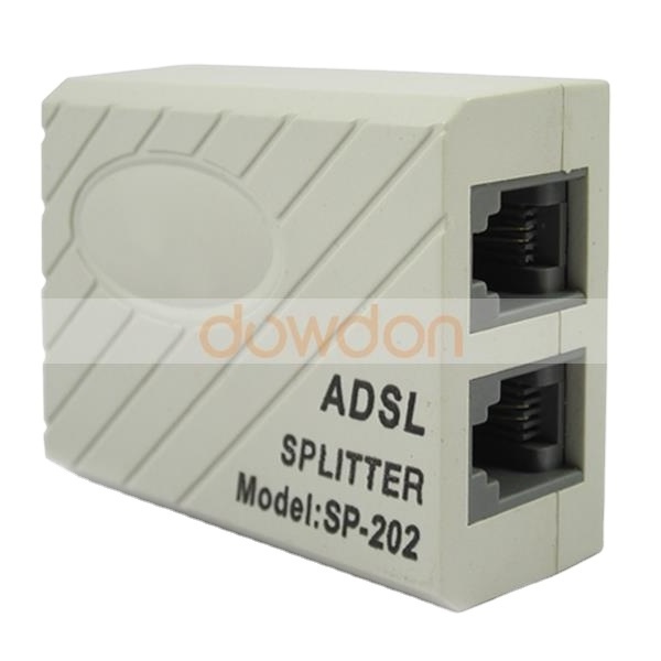 ADSL SP-202 Splitter Telephone Fax Line Splitter